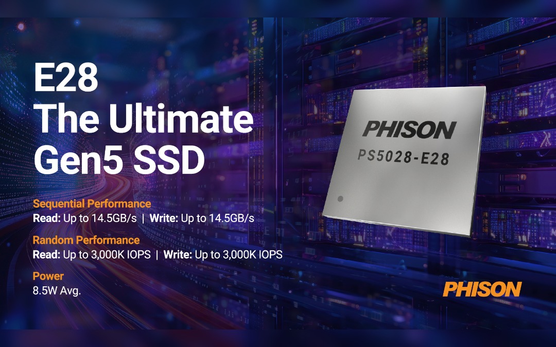 PHISON Electronics Corp. CES 2025 Phison Unveils LightningFast Gen5